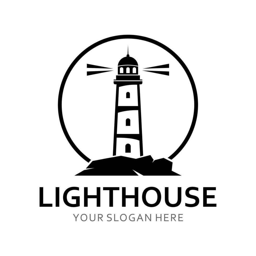 lighthouse vector logo