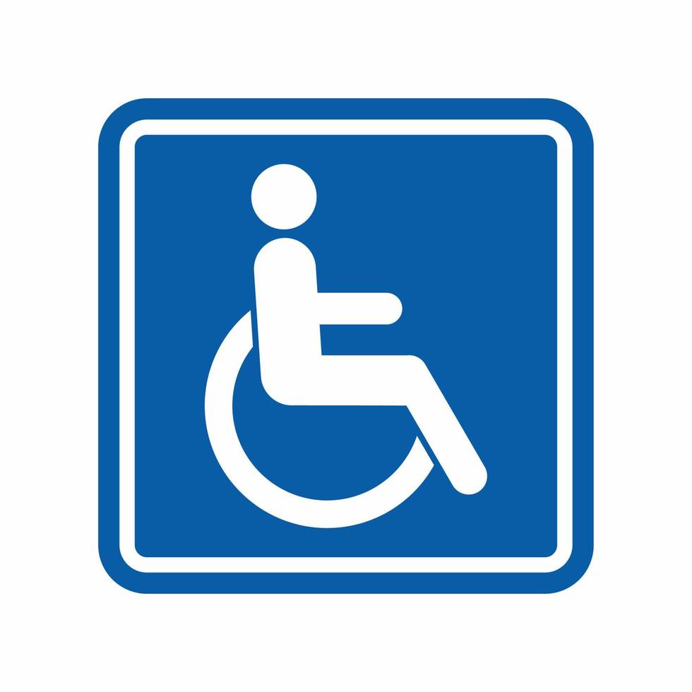 Disabled Handicap Vector Icon