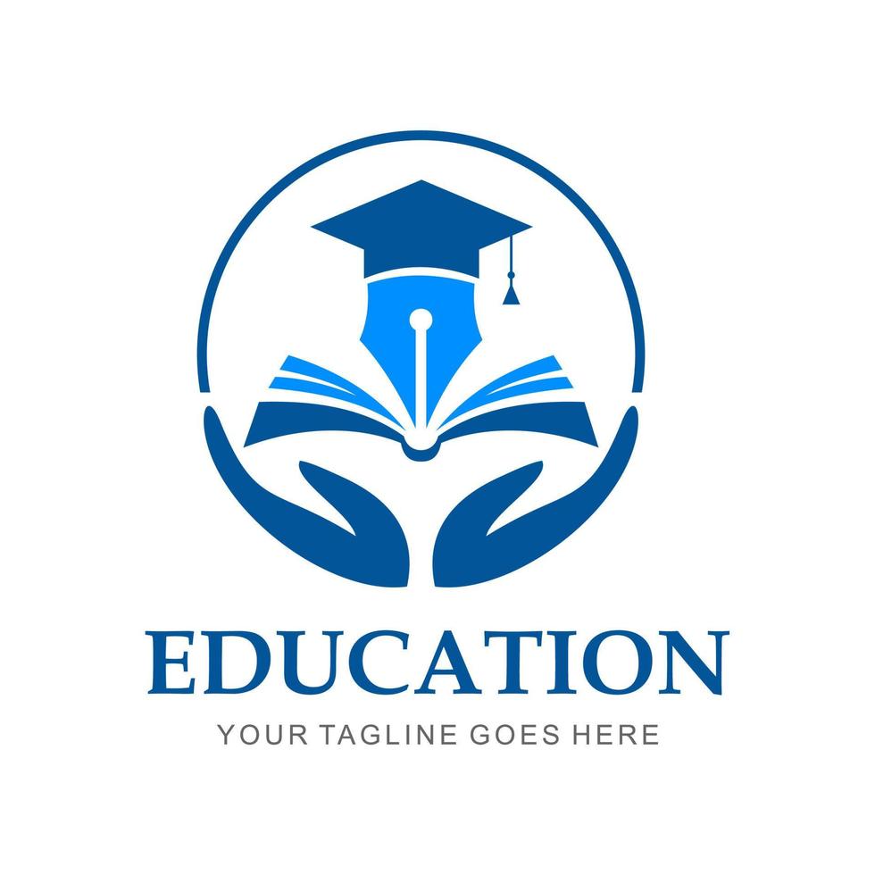 logotipo de vector de educación