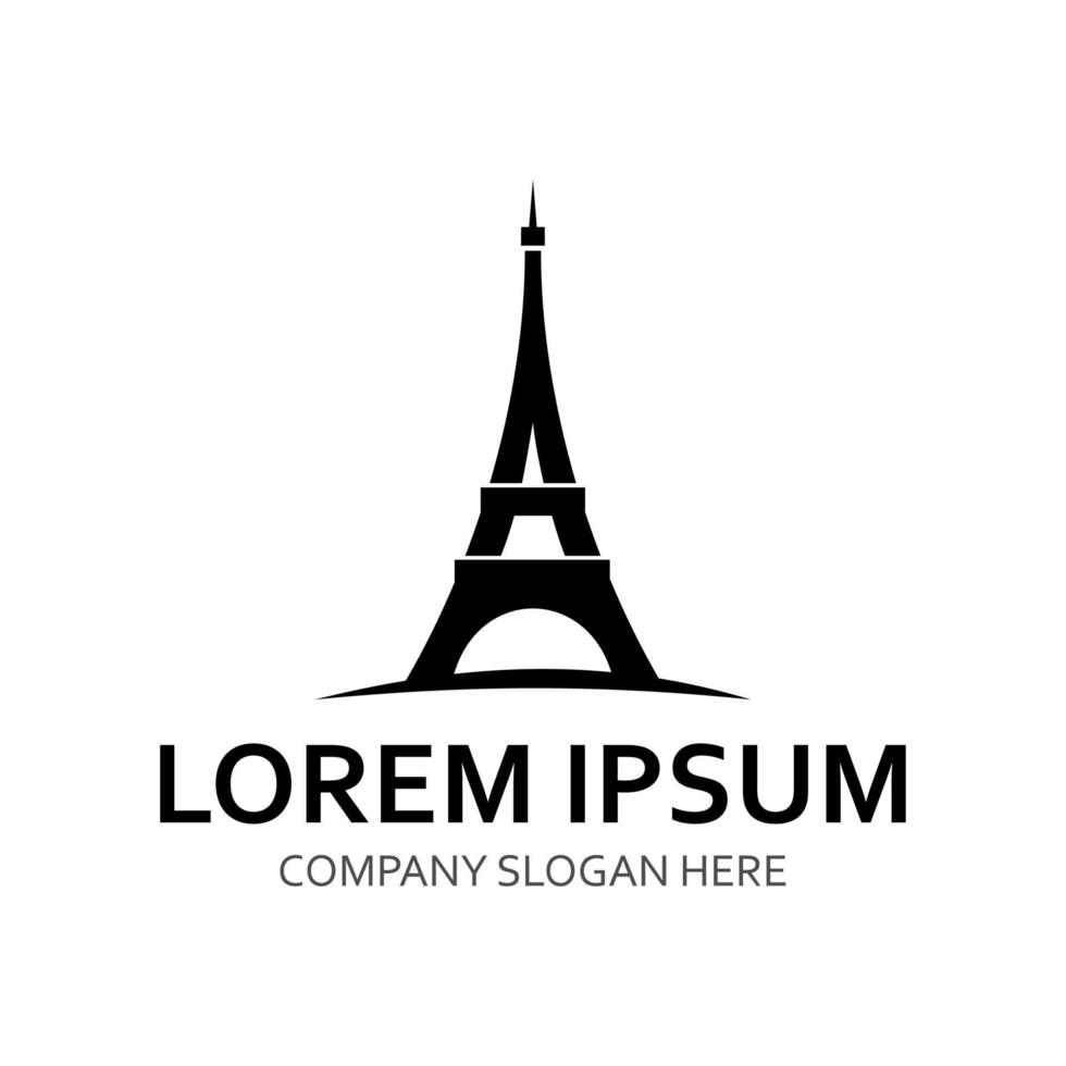 logotipo vectorial de París vector