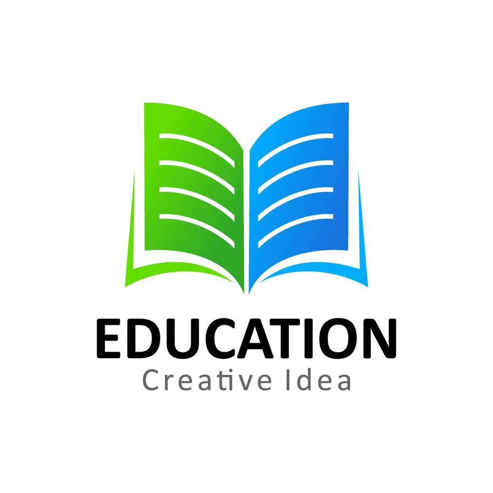 book education logo vector