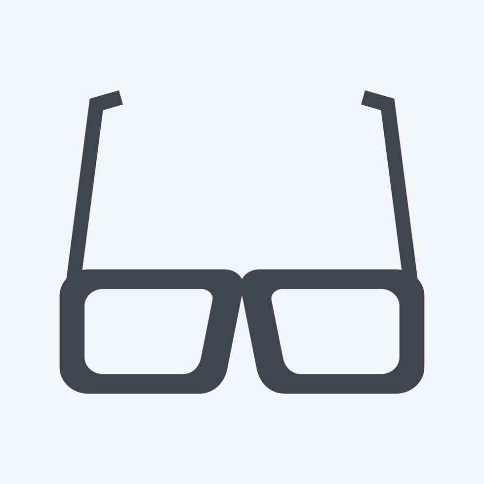 Icon Glasses. suitable for party symbol vector