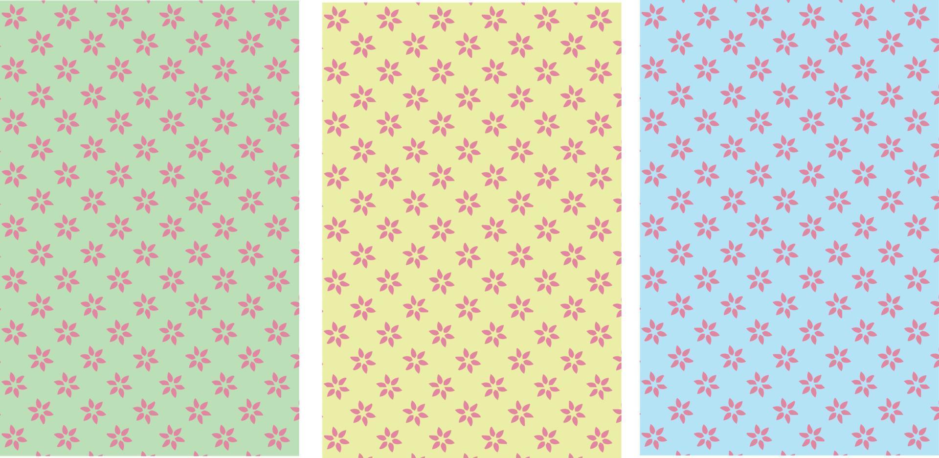Floral pattern background. Elegant template for fashion print. vector