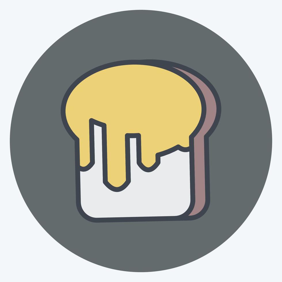 Icon Honey Jam. suitable for Bee Farm. Color Mate Style. simple design editable. design template vector. simple illustration vector