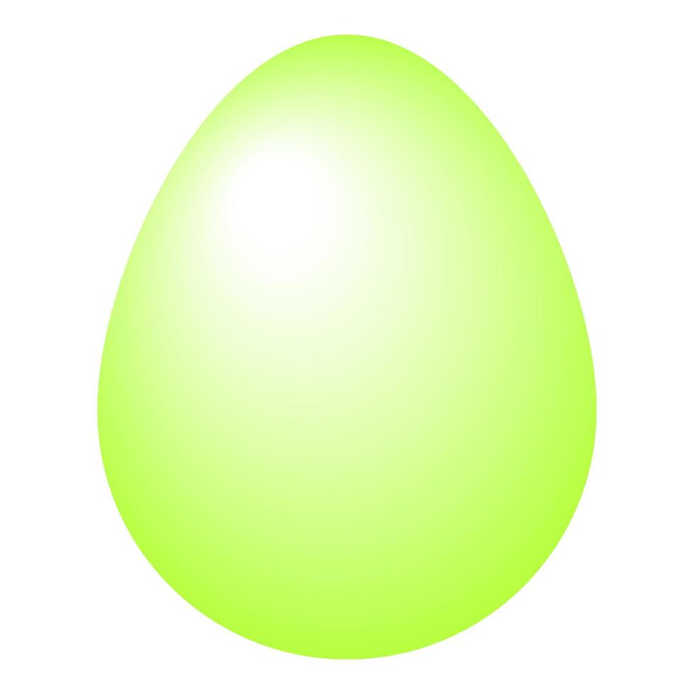 Green Easter Egg vector