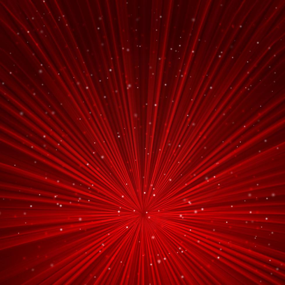 Red perspective lines abstract background. vector