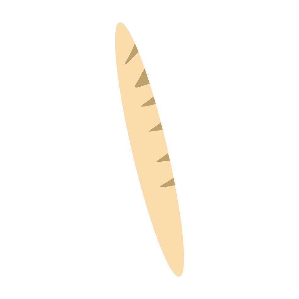 baguette - un producto de pastelería vector