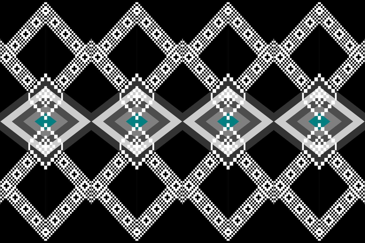diseño tradicional de patrón étnico geométrico para el fondo vector