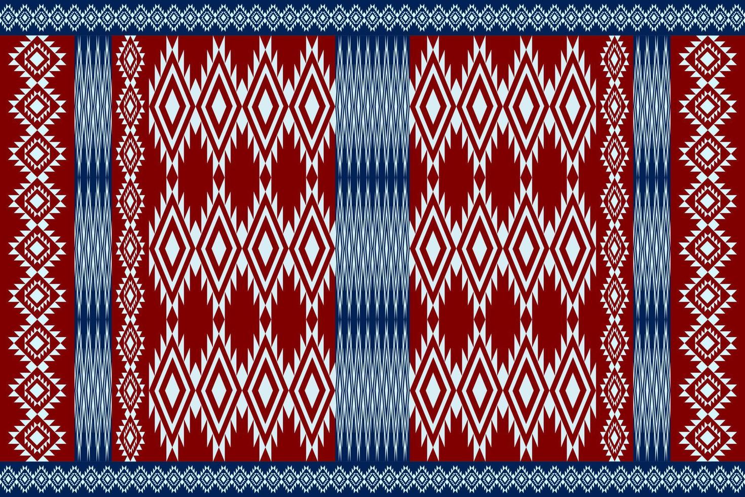 geometric ethnic pattern design vector