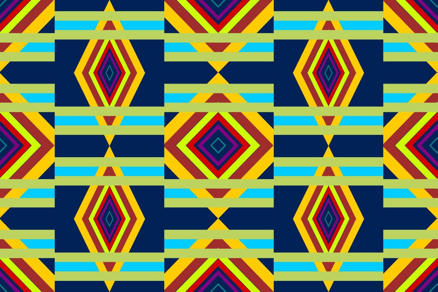 geometric ethnic pattern traditional design vector