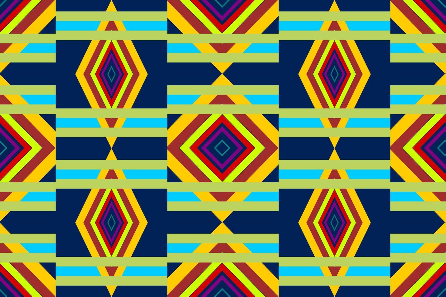 geometric ethnic pattern traditional design vector