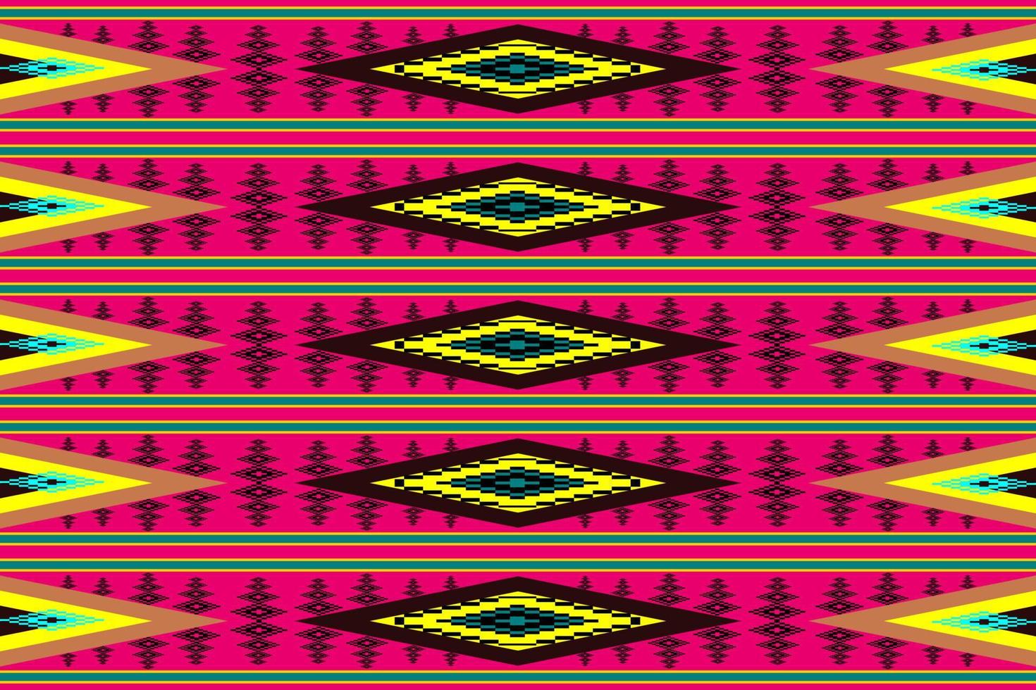 geometric ethnic pattern traditional design vector