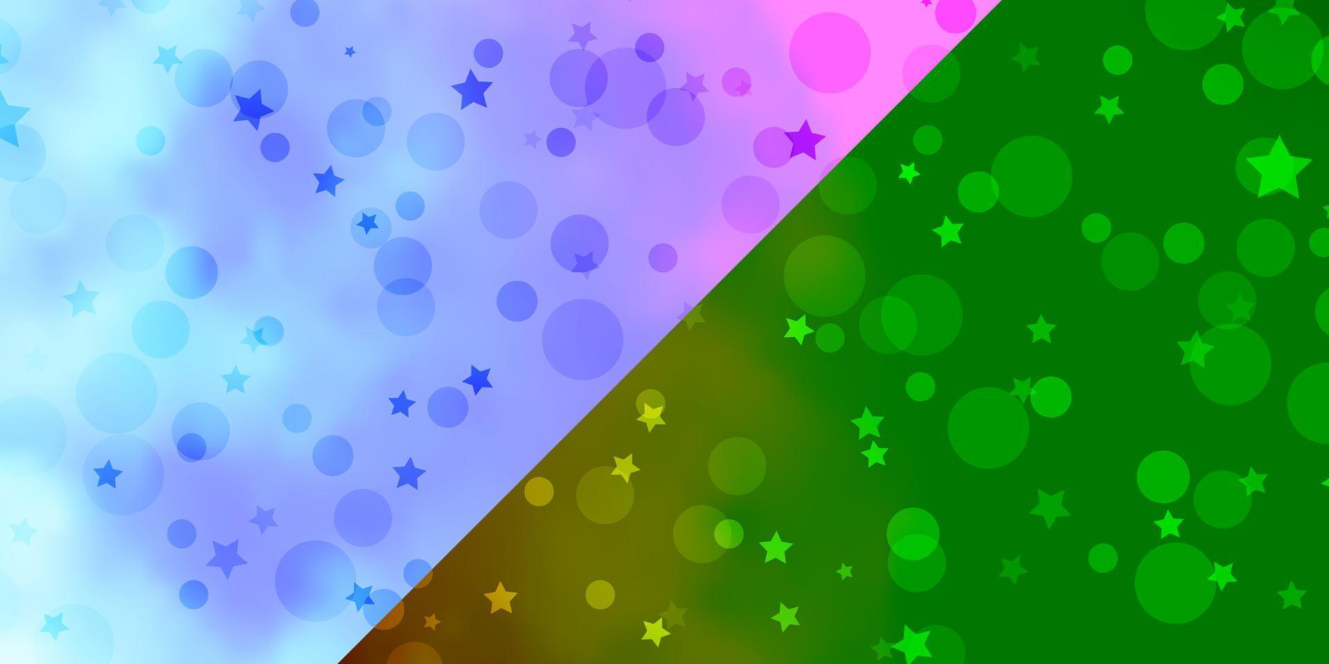 Vector texture with circles, stars.