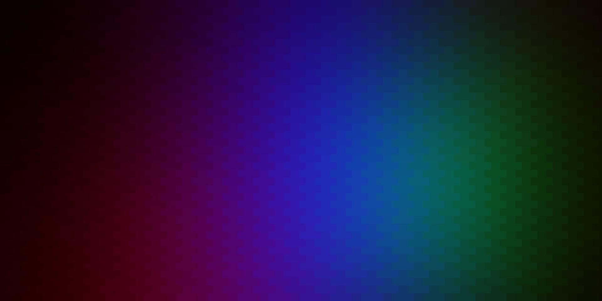 Dark Multicolor vector texture in rectangular style.