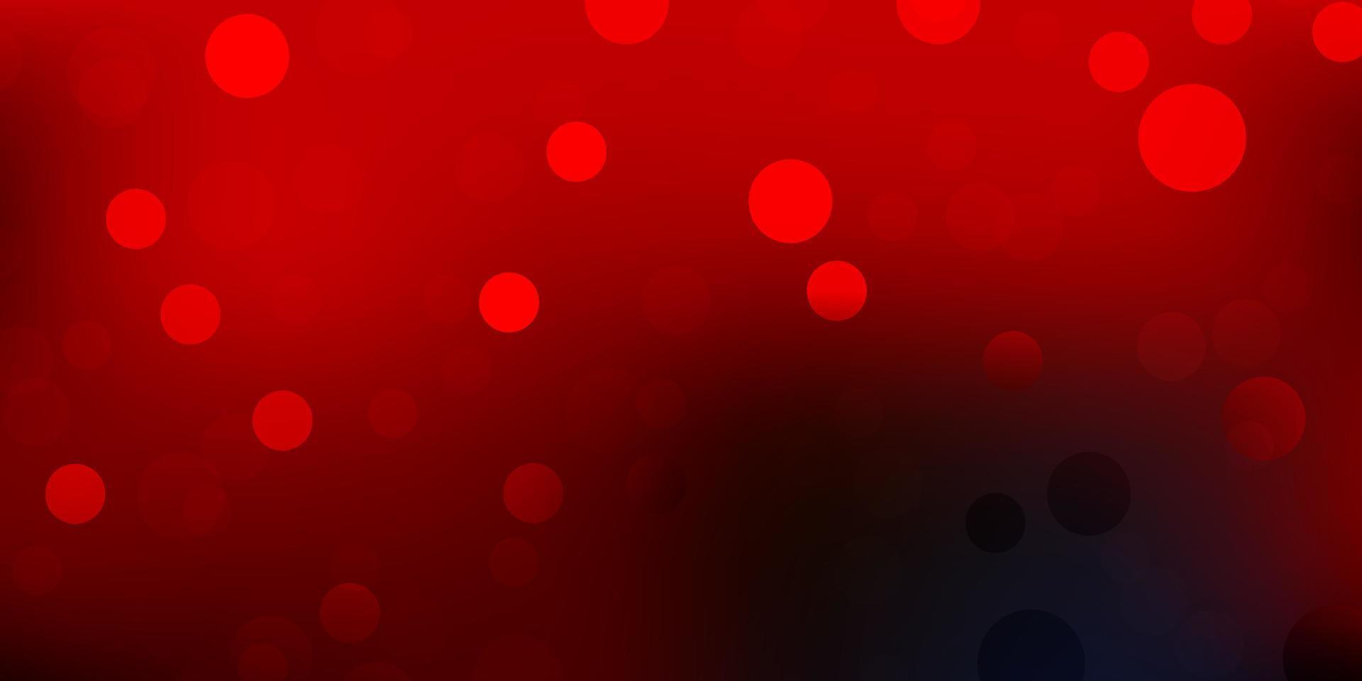 Dark blue, red vector layout with circle shapes.