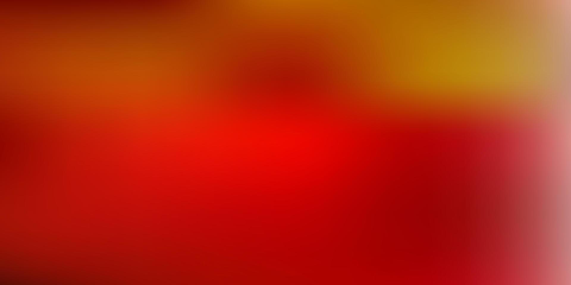 Light orange vector gradient blur template.