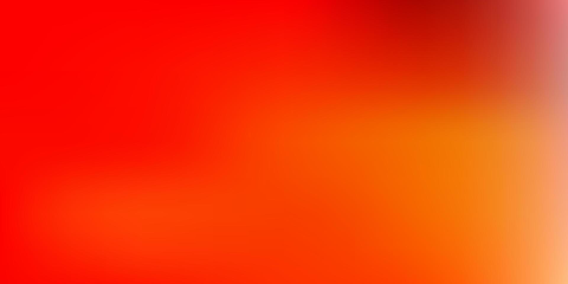 Light orange vector gradient blur template.