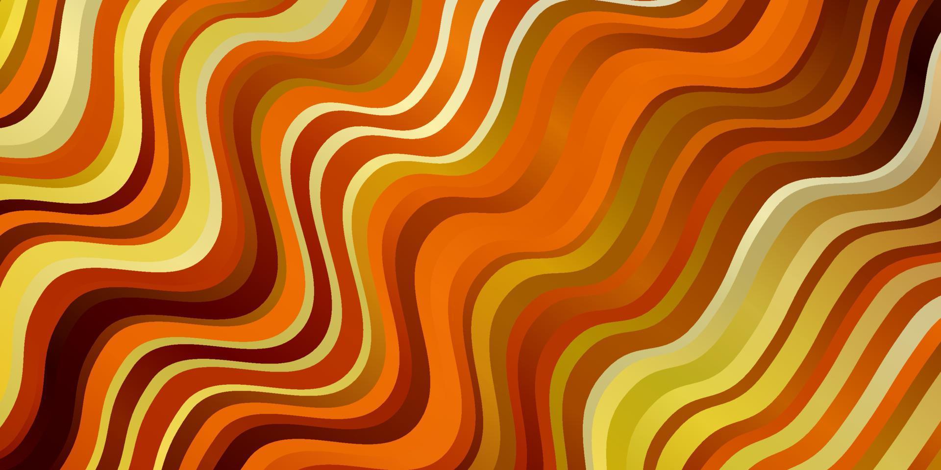 Light Orange vector backdrop with bent lines.