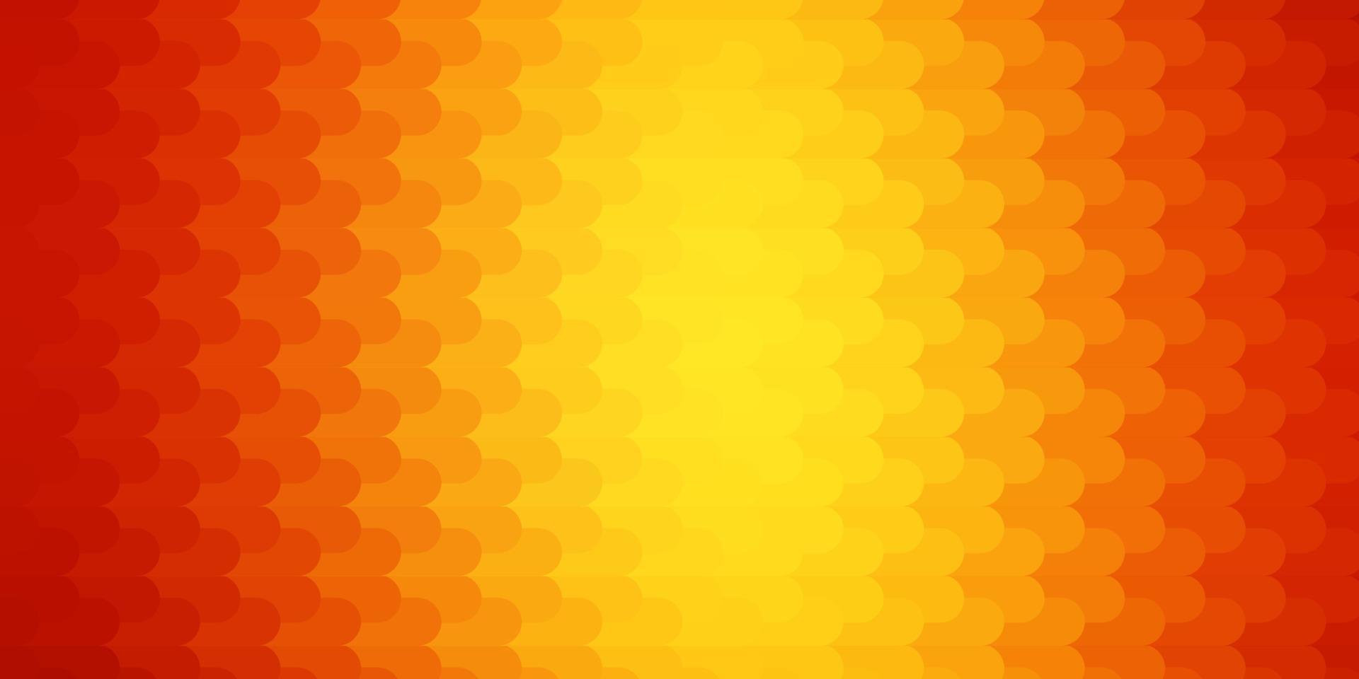plantilla de vector naranja claro con líneas.