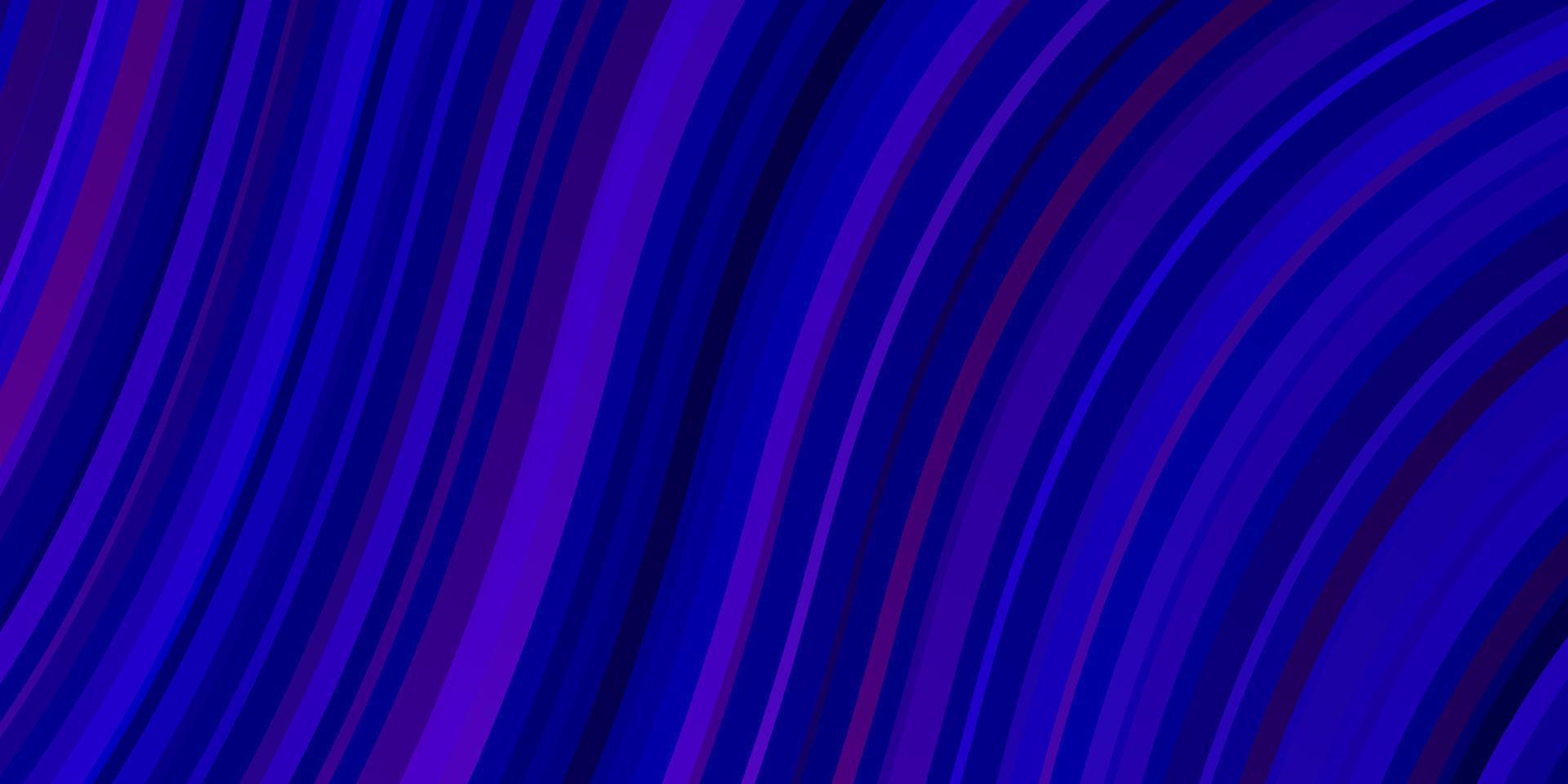 Fondo de vector de color rosa oscuro, azul con líneas torcidas.
