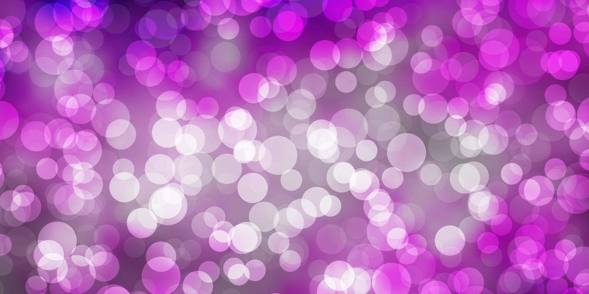 Light Purple vector template with circles.