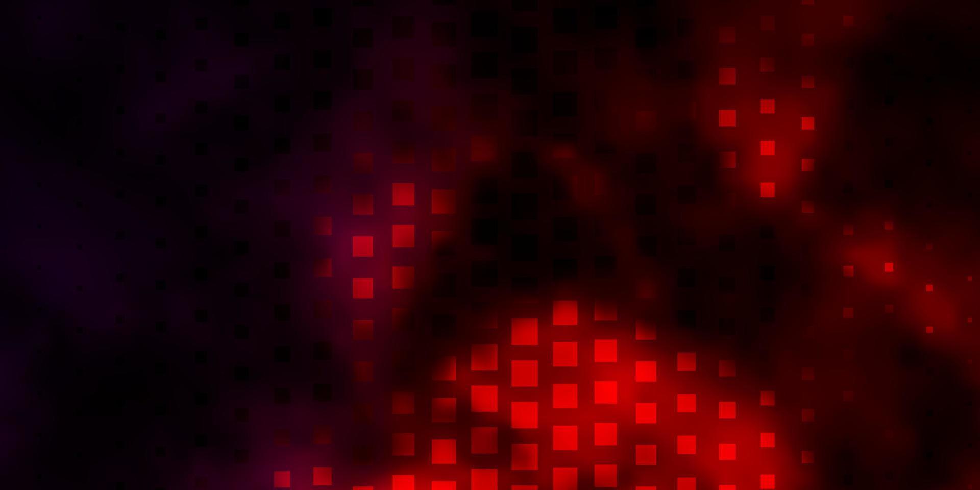 textura de vector rojo oscuro en estilo rectangular.