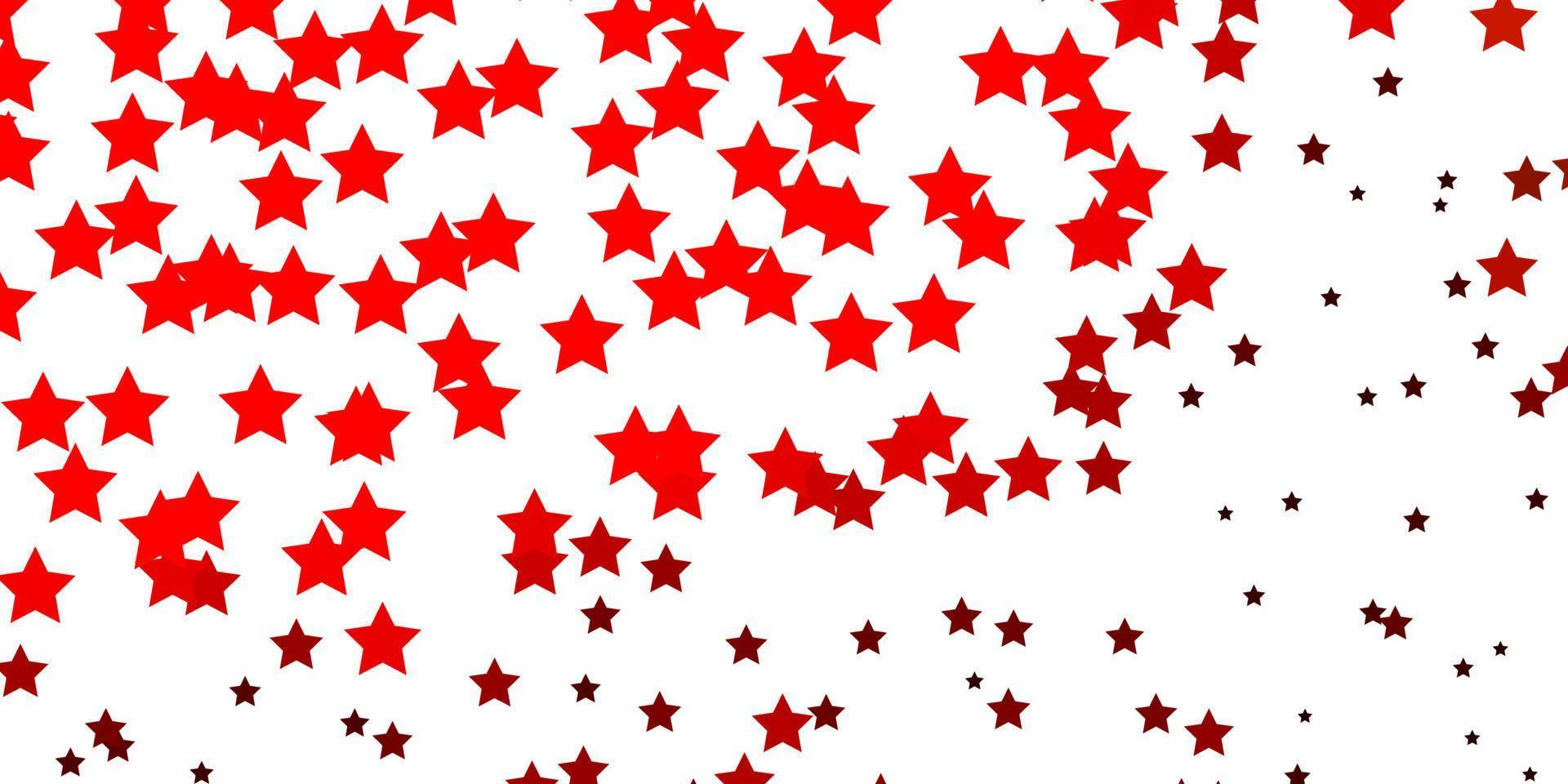 diseño de vector rojo oscuro, amarillo con estrellas brillantes.