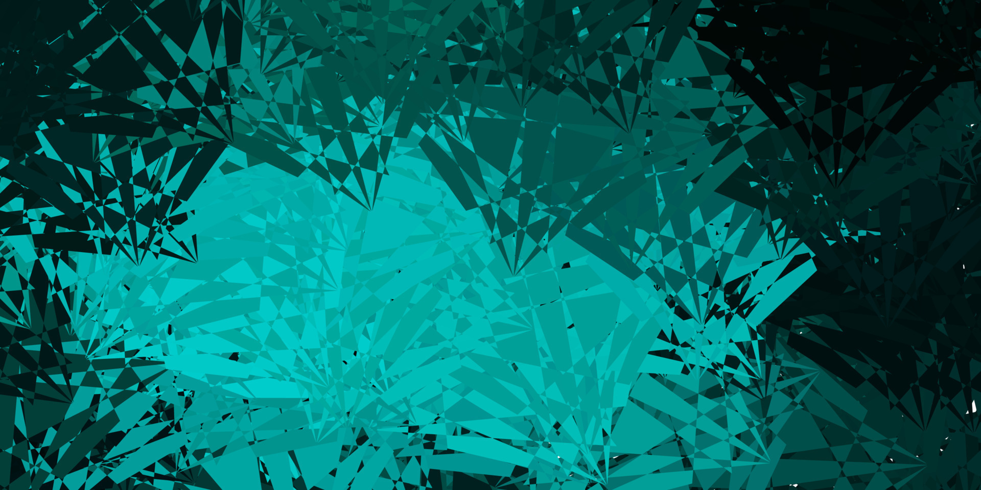 Dark Green vector background with polygonal forms. 7692789 Vector Art