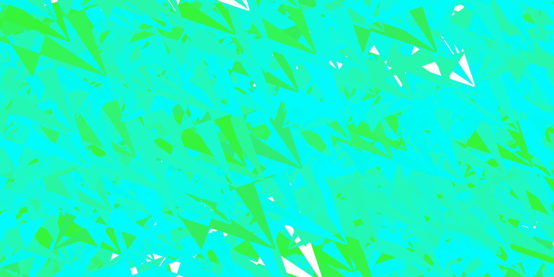 Light blue vector background with triangles.
