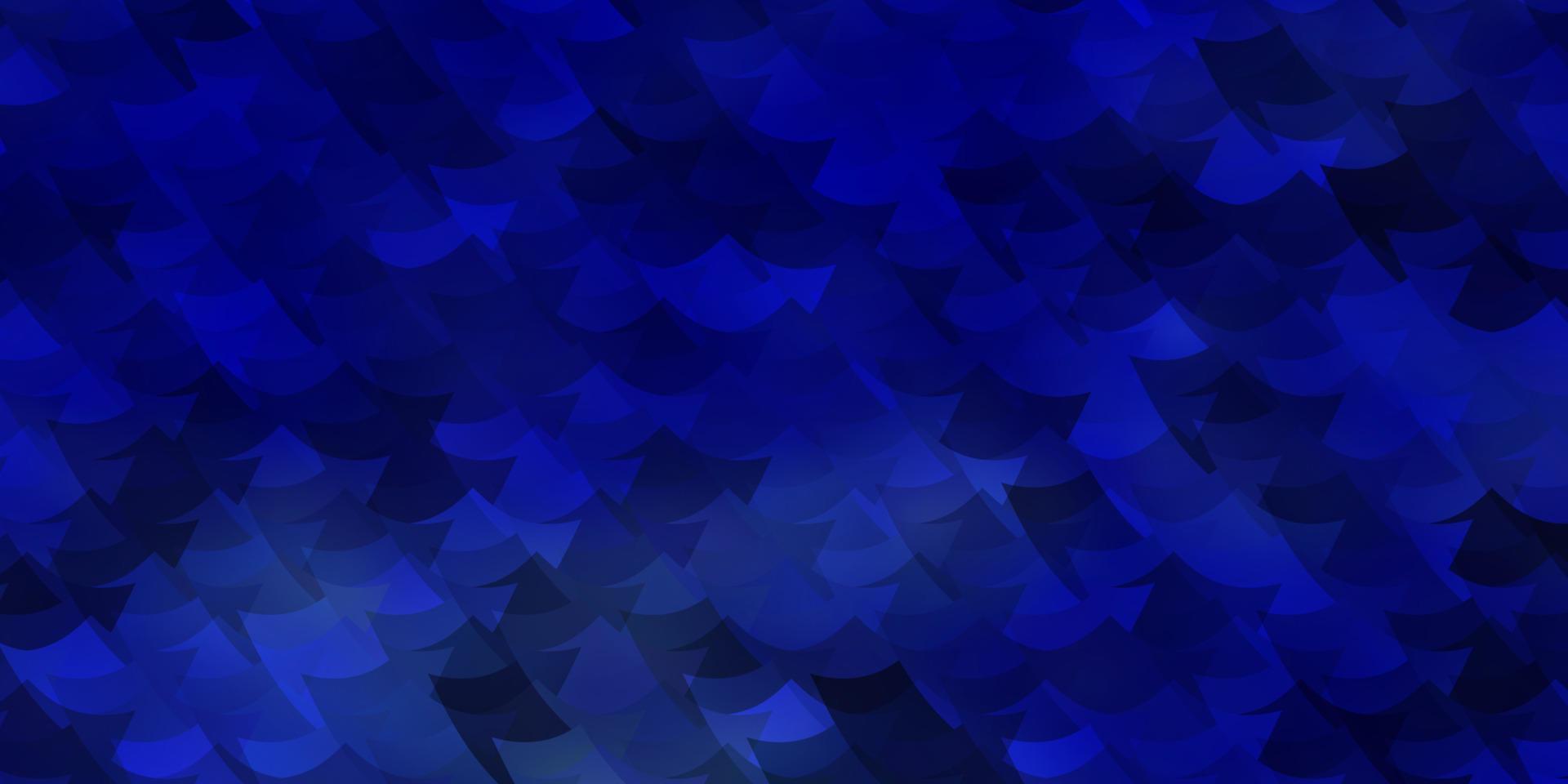 Light BLUE vector background in polygonal style.