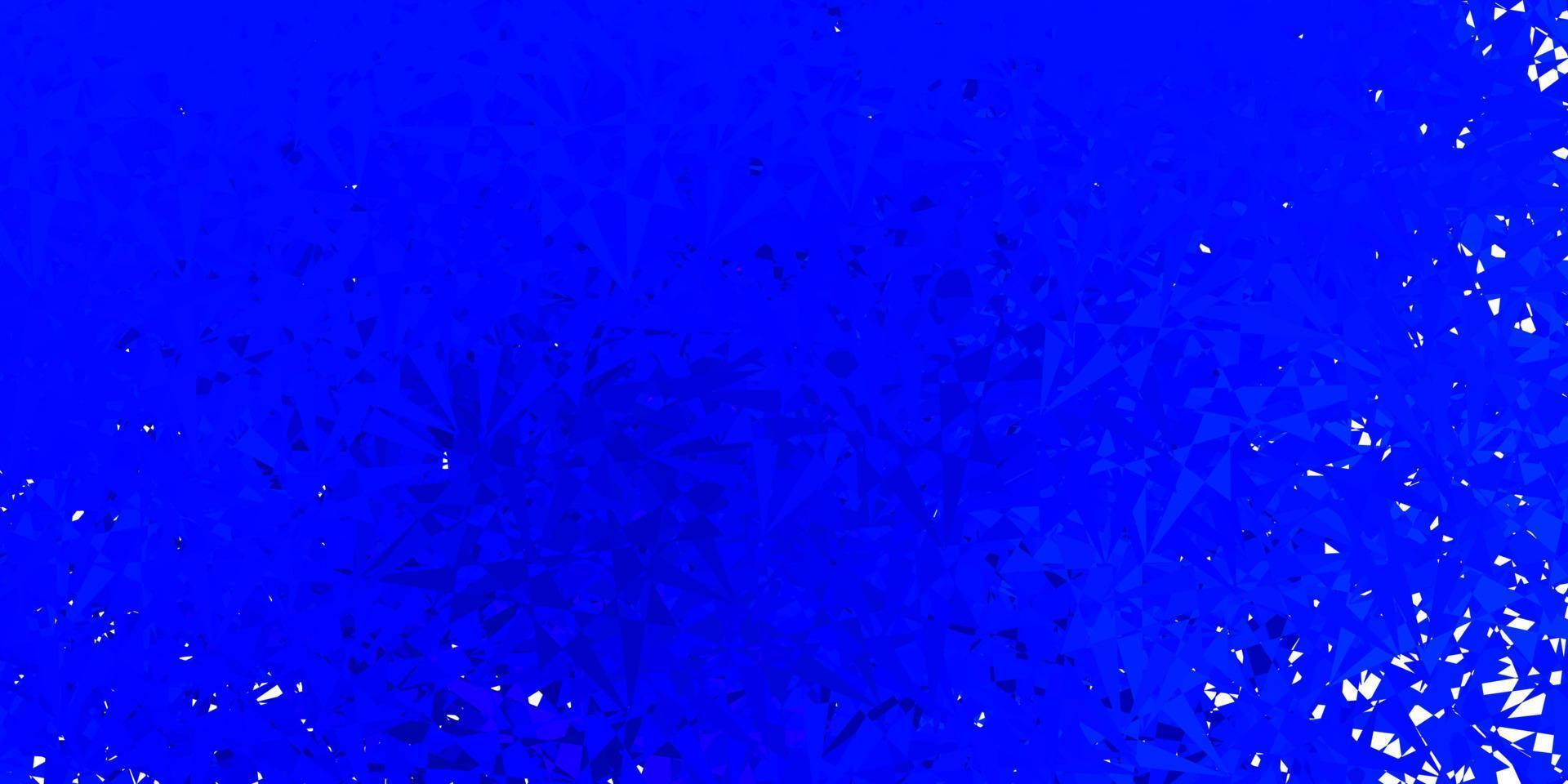 Dark blue vector pattern with polygonal shapes.