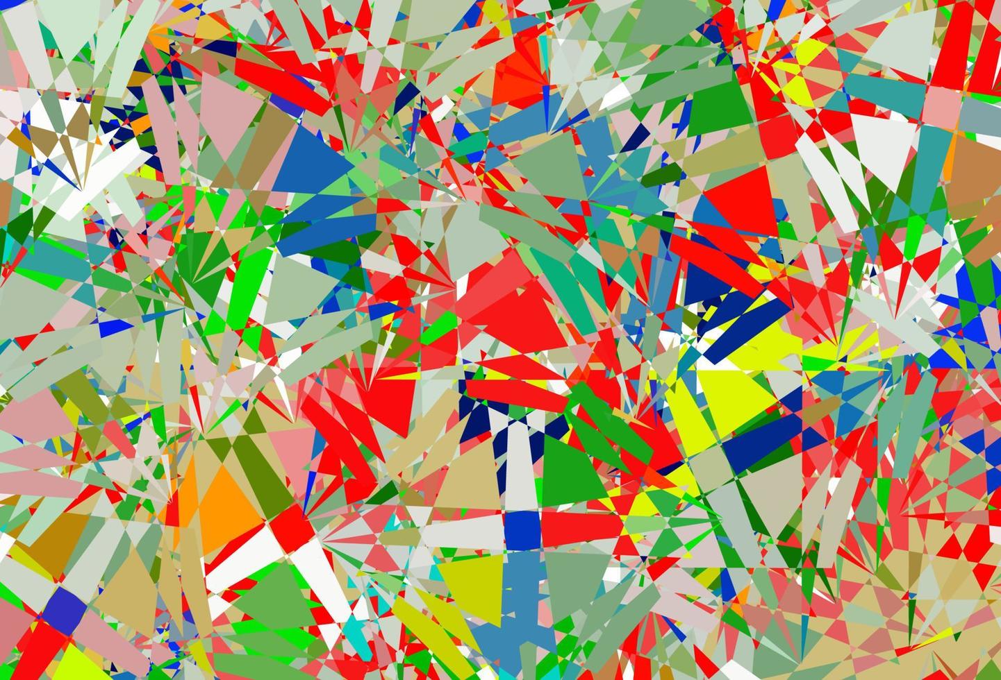 Dark Multicolor vector template with triangle shapes.