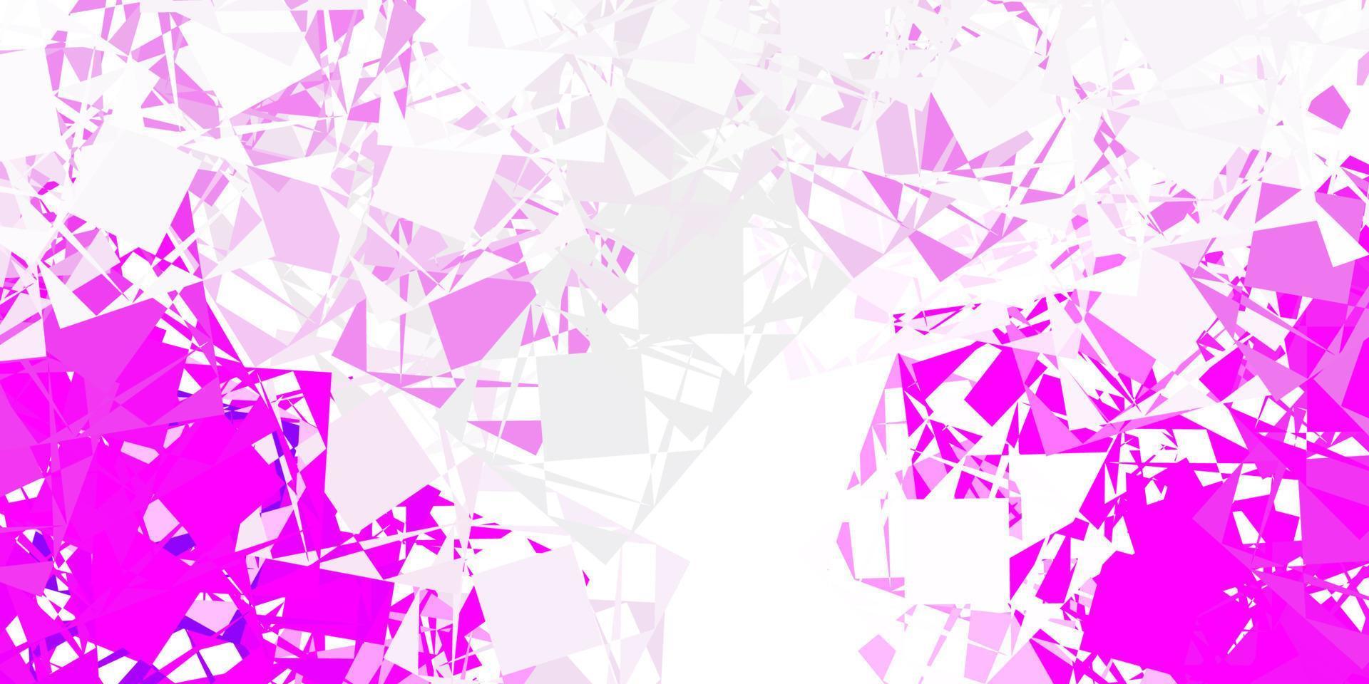 Light pink vector background with polygonal forms.