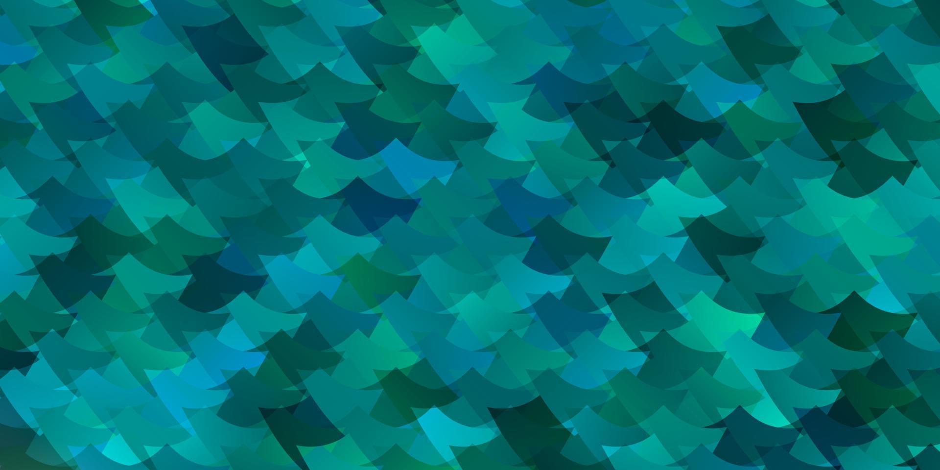 Light Blue, Green vector pattern in square style.