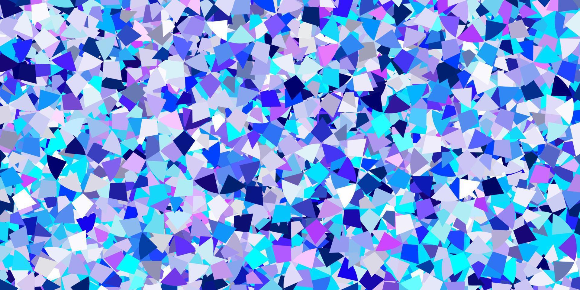 Light blue, green vector texture with triangular style.