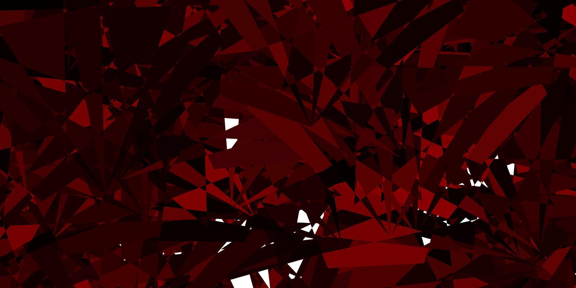 Dark Pink, Red vector layout with triangle forms.