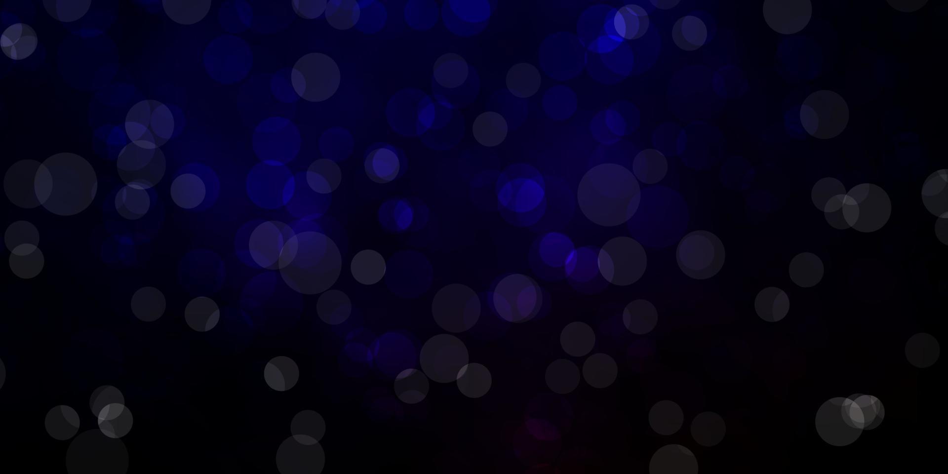 Dark Blue, Red vector texture with disks.