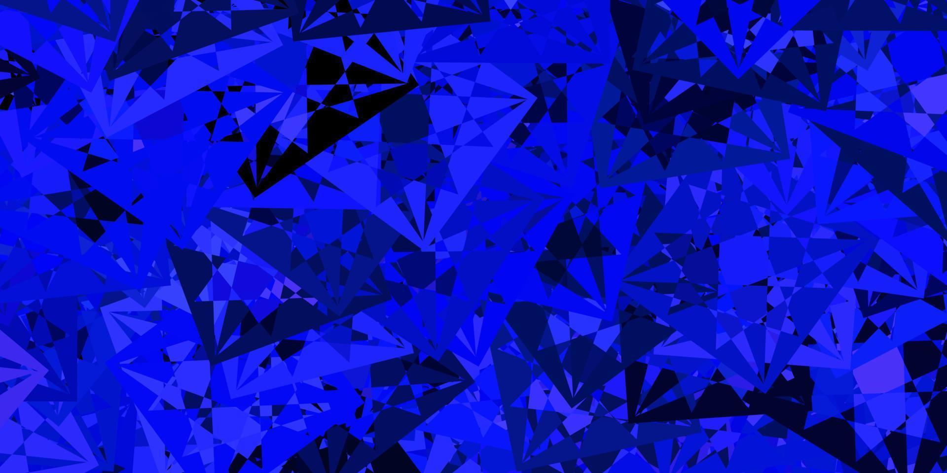Light Purple vector pattern with polygonal shapes.