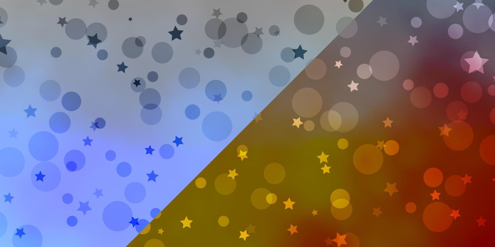 Vector texture with circles, stars.