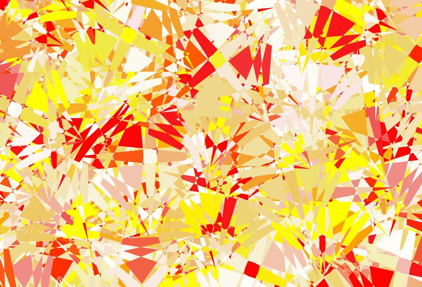 Light Red, Yellow vector layout with triangle forms.