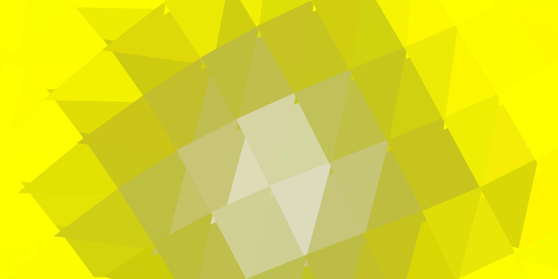 diseño poligonal geométrico vector amarillo claro.