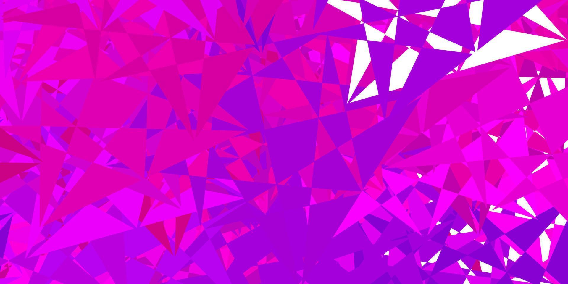 Light red, yellow vector background with polygonal forms.