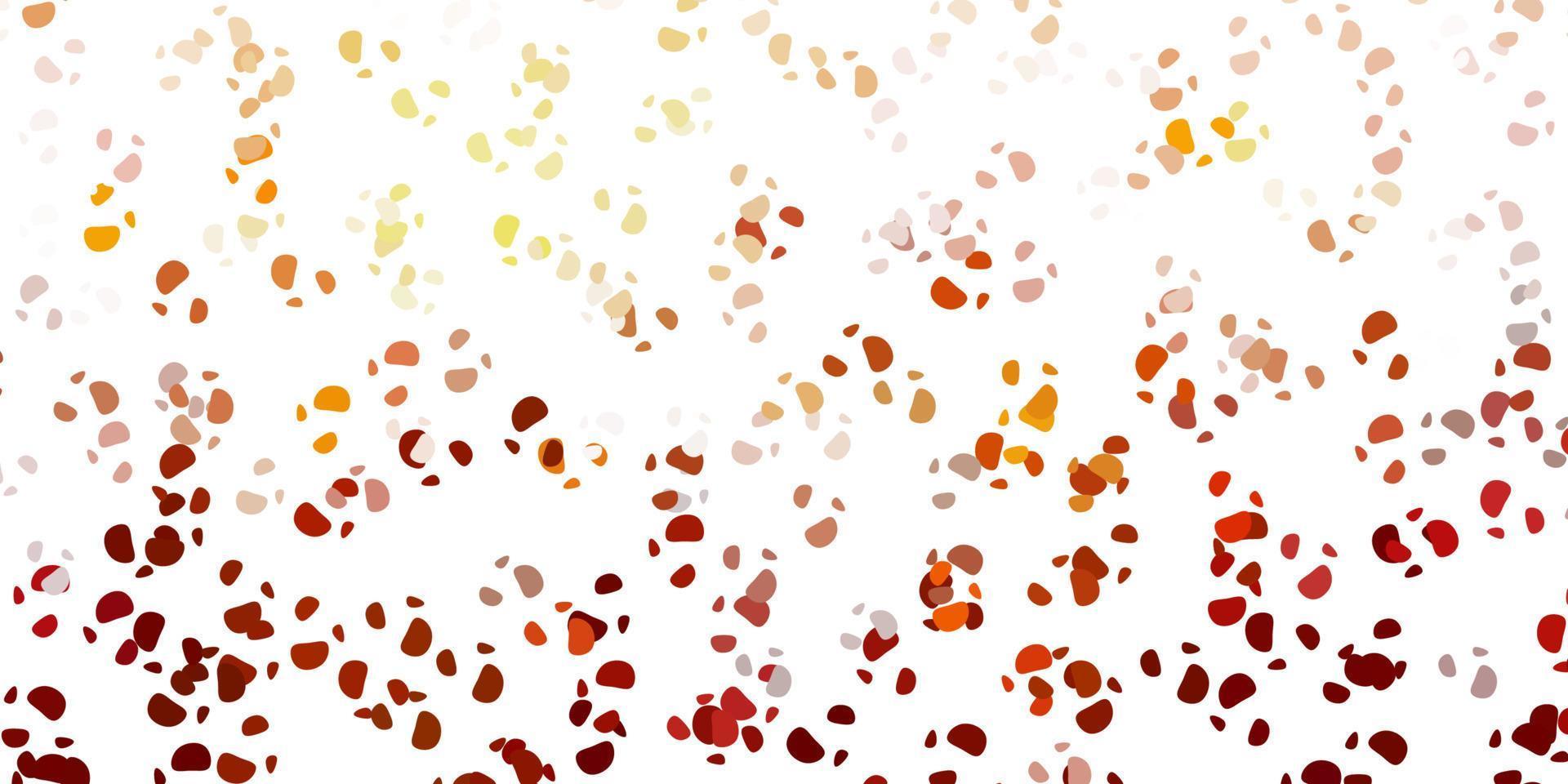 Light yellow vector backdrop with chaotic shapes.
