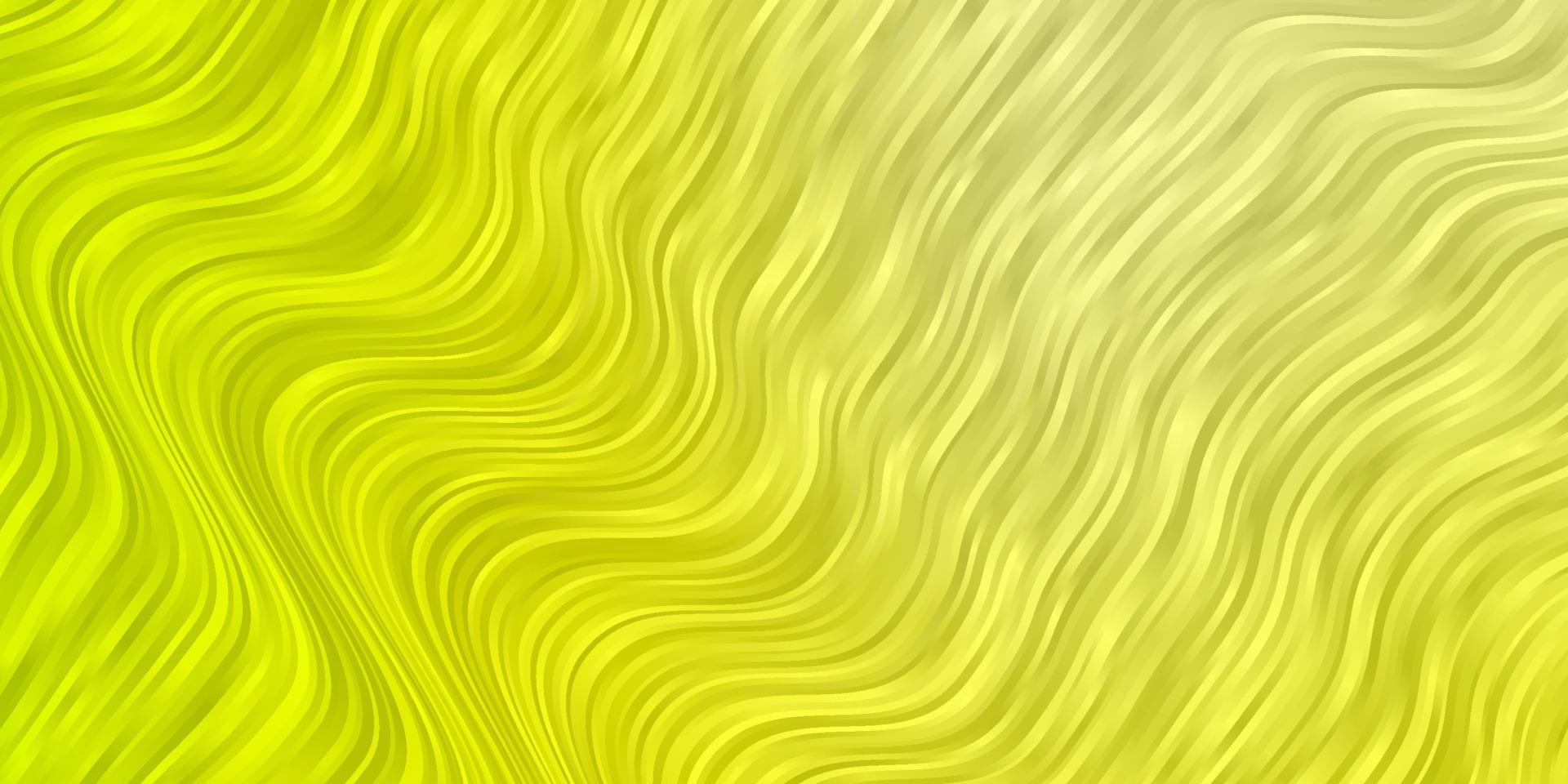 Light Green, Yellow vector layout with curves.