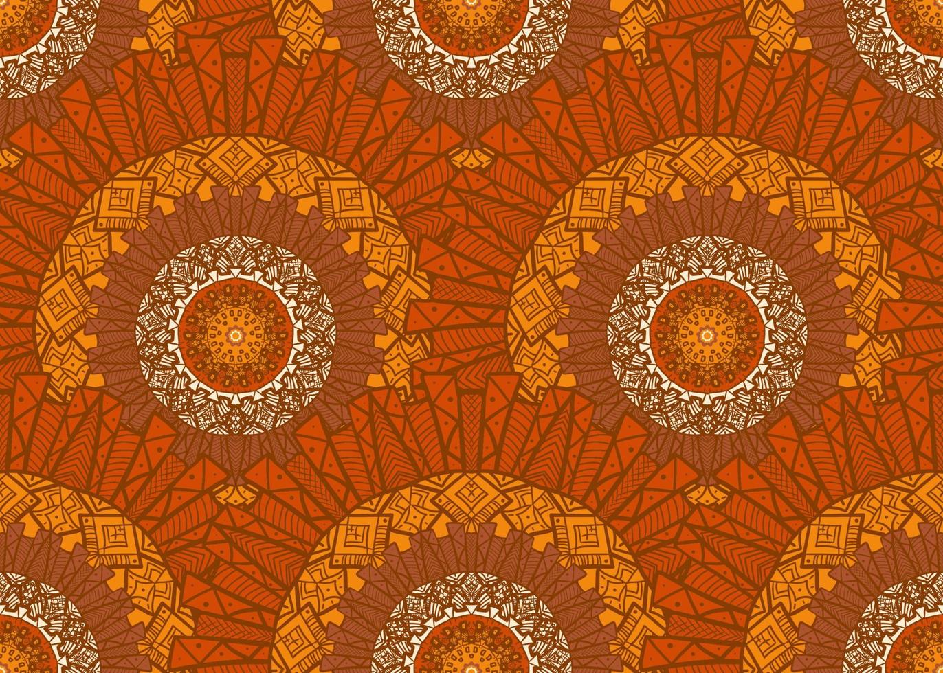 Mandala Seamless Pattern vector