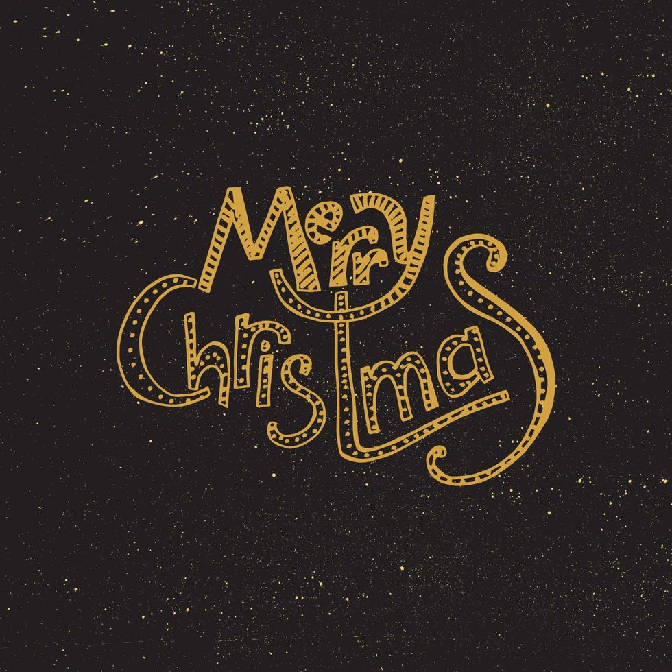 Merry Christmas and Happy New Year vector
