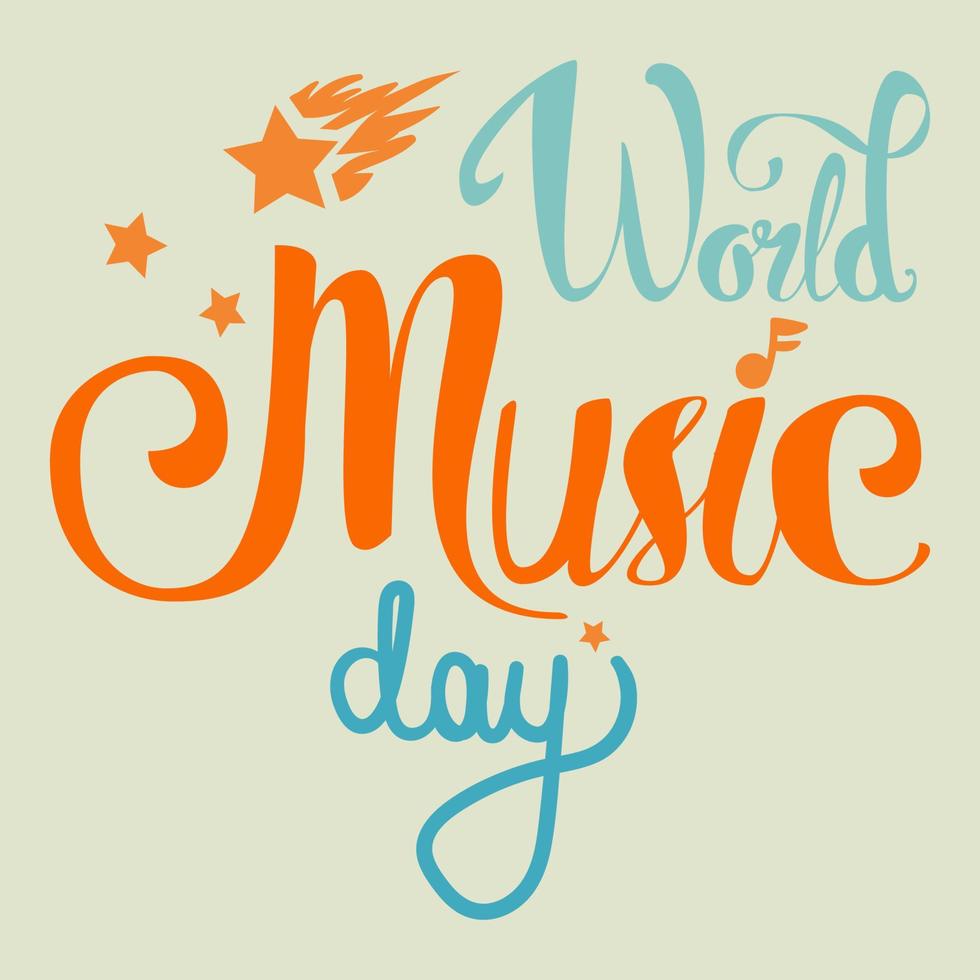 World Music Day vector