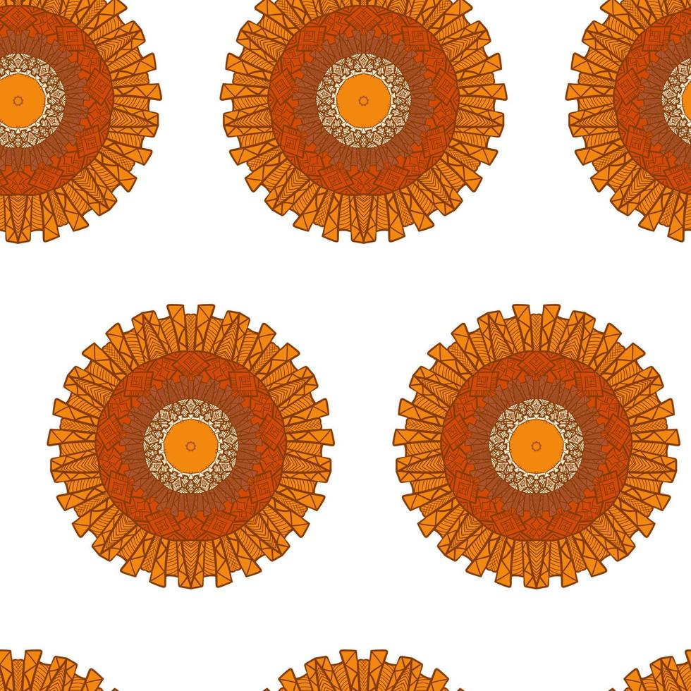 Mandala Seamless Pattern vector