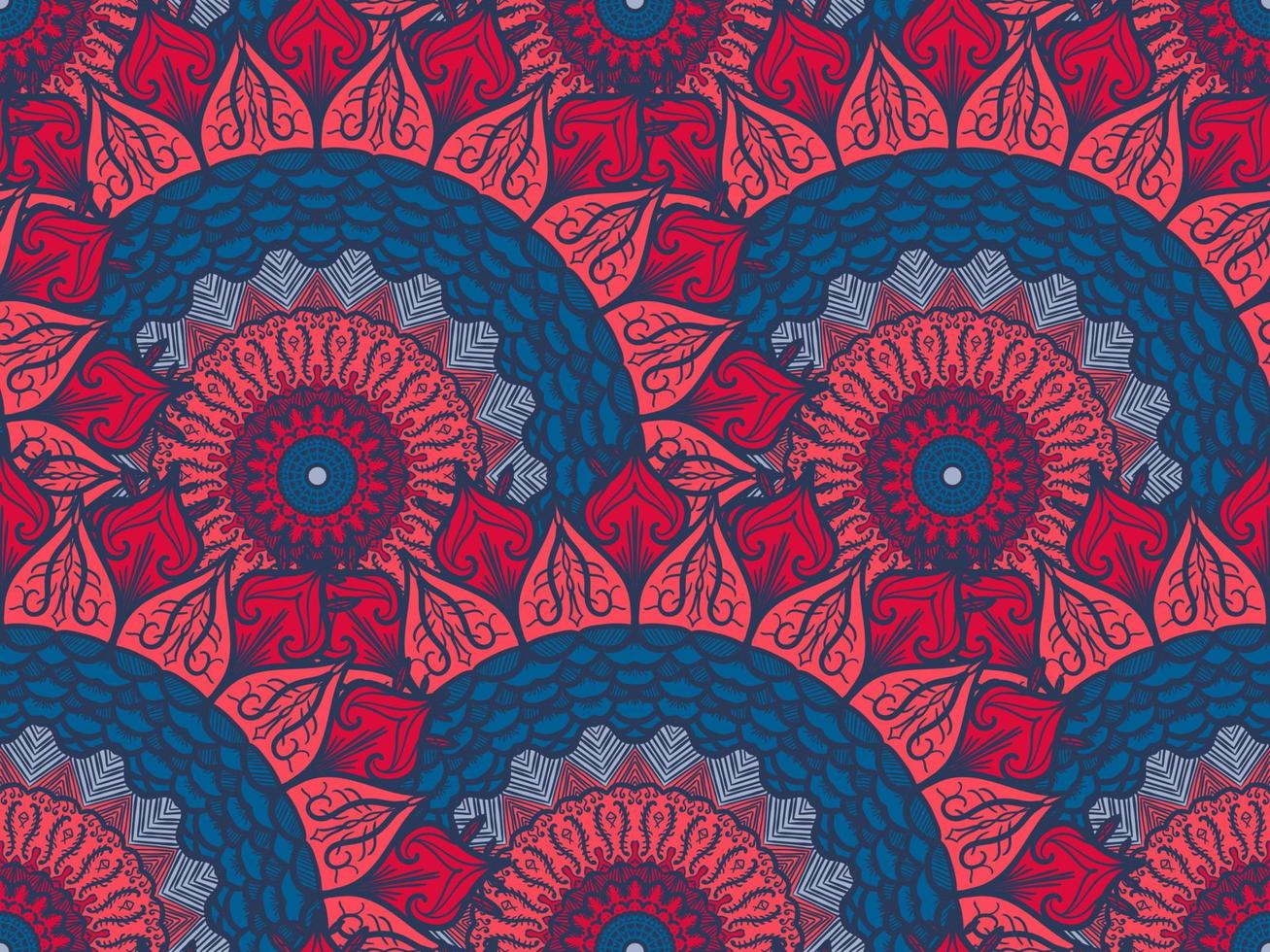 Mandala Seamless Pattern vector