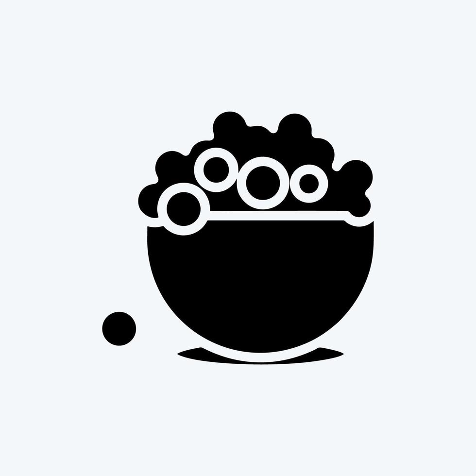 Icon Caviar. suitable for Meat. glyph style. simple design editable. design template vector. simple illustration vector